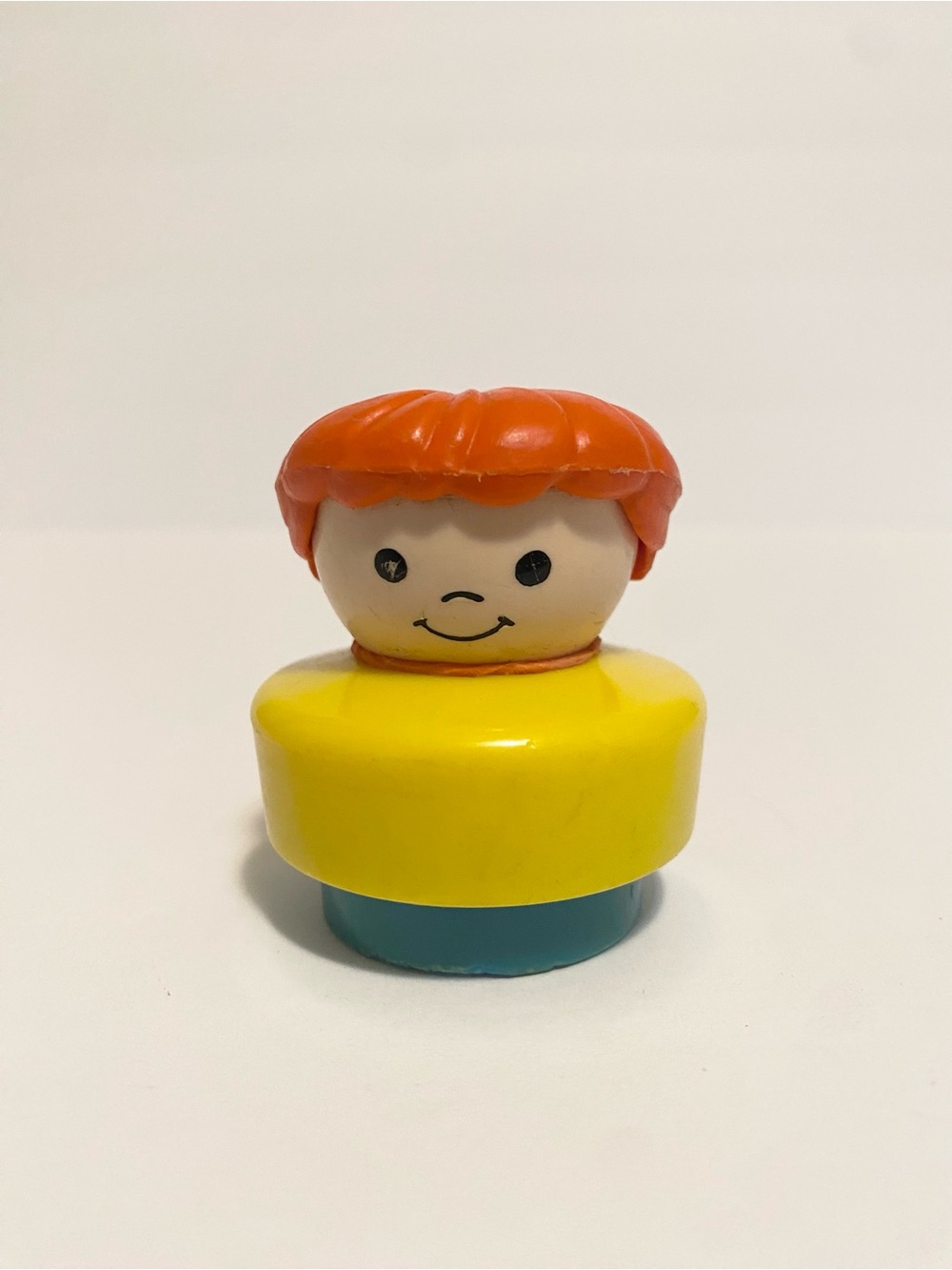 Vintage 1990 Little People Red Head Girl Yellow Shirt Kid Figure Toy 4/$20 🛑